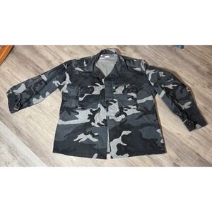 Propper‎ Urban Camo Military Style Button Up Shirt Jacket Men's Large